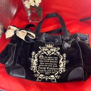 Authentic Vintage Juicy Couture velour handbag